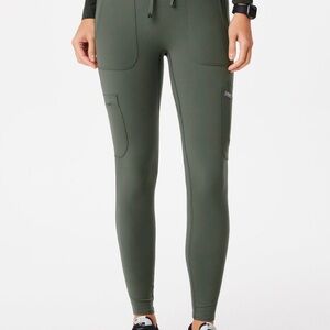 Figs Women's Moss High Waisted Seville - ScrubLegging™ - M / Moss